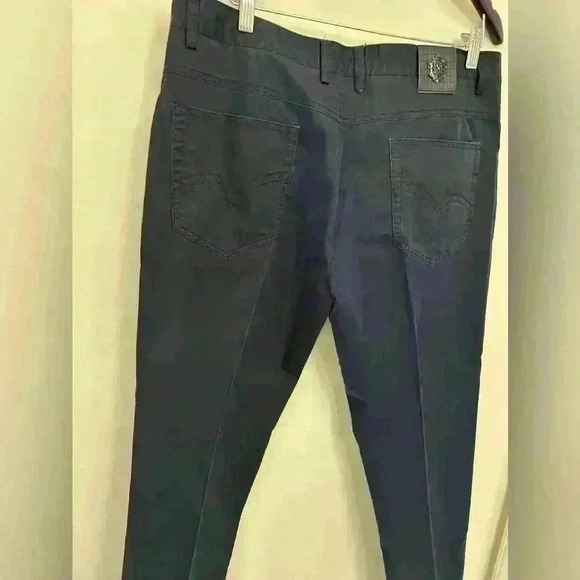 One In A Million Collection Men's Dress Pants Size 36X33 Blue Navy Straight - Picture 6 of 6